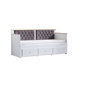 Hanah Home Alacati Cama de día - Blanco y Antracita